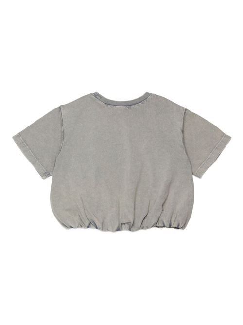 T-shirt bambina Diesel grigia a manica corta DIESEL KIDS | J02585KYA0TK917